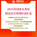 2025年國家公務員招錄公告及崗位表匯總
